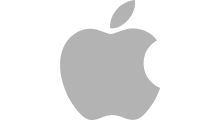 Apple logo in monochrome used in client showcase – Neutrinos