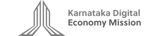 Karnataka Digital Economy Mission logo with a stylized building icon and text-Neutrinos