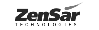Zensar Technologies logo in grayscale - Neutrinos