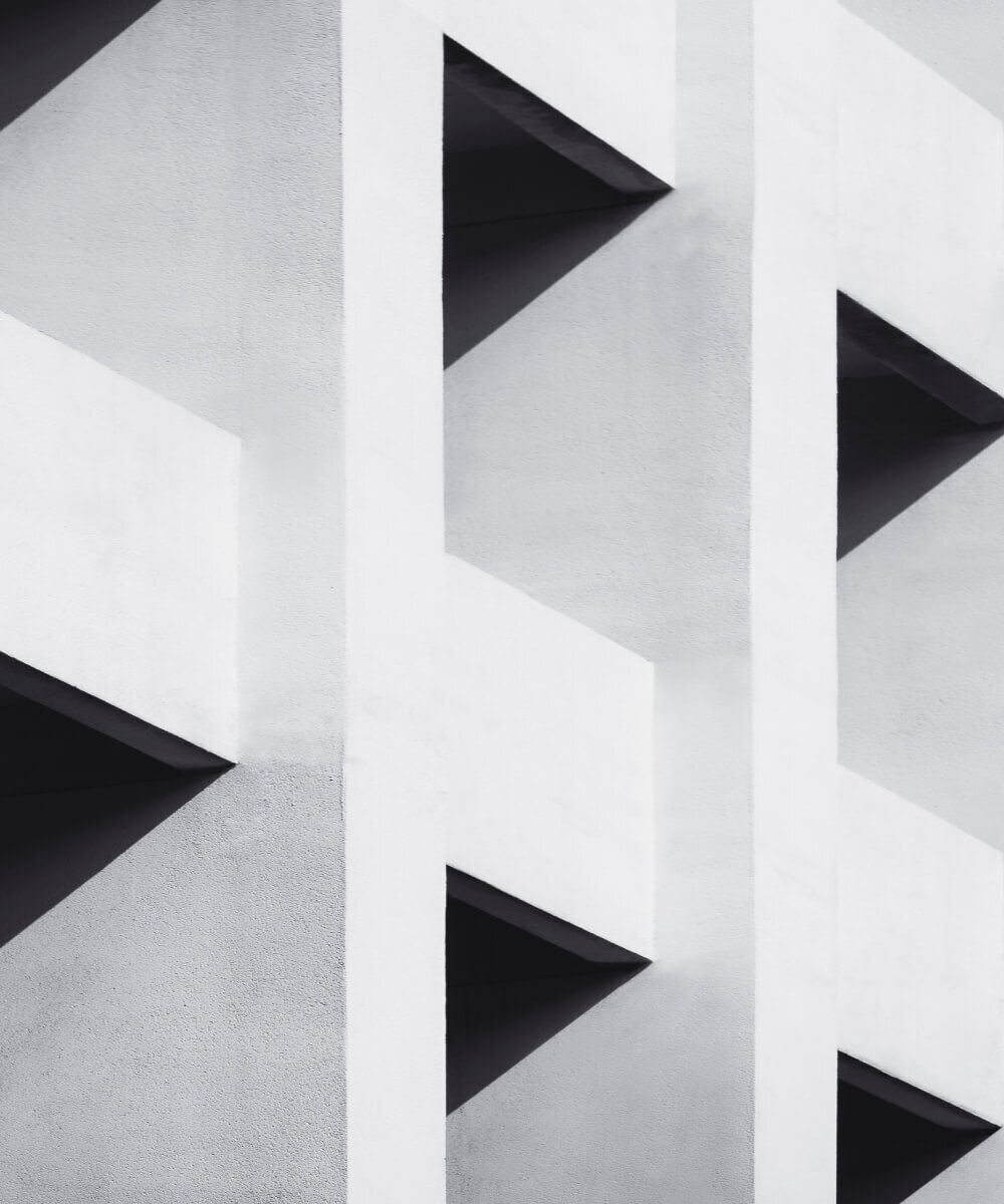 Abstract concrete architecture with bold geometric lines and shadows - Neutrinos